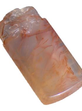 玛瑙平安无事牌吊坠个性饰品