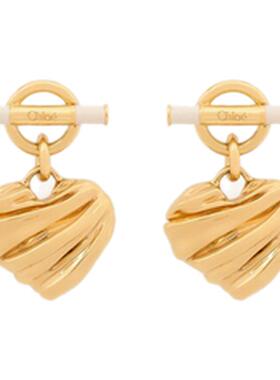 Chloe蔻依 2026秋季新品PLEATED HEART耳环