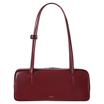 经典立体可调节肩带通勤法棍包