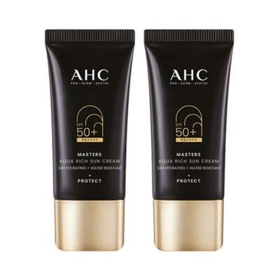 韩国直邮AHC 爱和纯 轻薄保湿防晒霜2支持久轻薄清爽 30ml*2正品