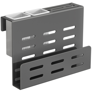 日式白色筷子架砧板架刀架一体2022新款壁挂式筷筒菜板架厨房专用