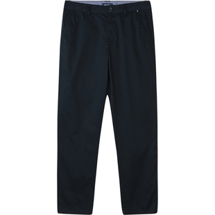 NAUTICA/诺帝卡男装春季棉氨混纺透气亲肤休闲直筒长裤PO4311