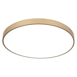 金色超薄led吸顶灯圆形简约轻奢大客厅灯大气书房卧室房间顶灯家用过道玄关入户阳台灯具天猫精灵手机APP可控