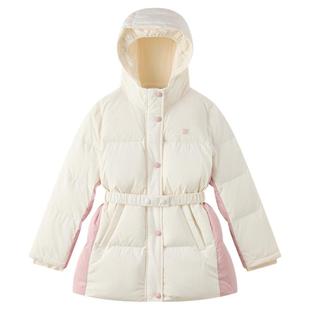 【三防】eland kids衣恋童装女童羽绒服2025年冬新品连帽韩系外套