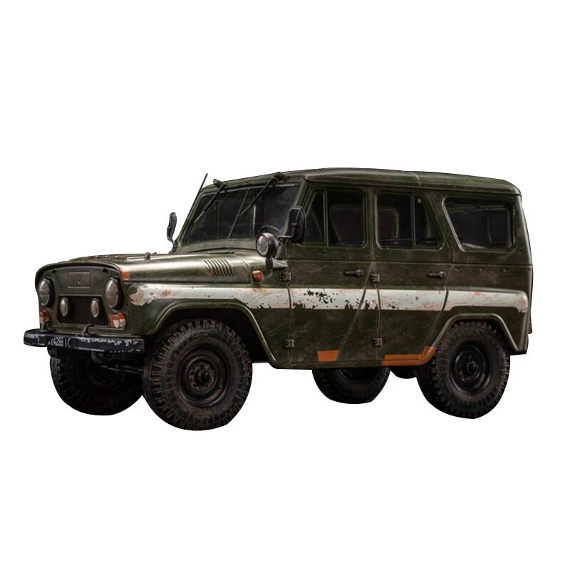 【正版授权】【现货】PUBG经典吉普车合金模型