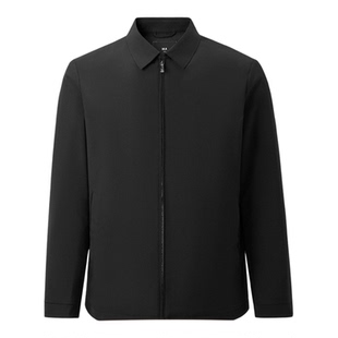 HLA/海澜之家领昂行政羽绒服25冬季新款商务中老年爸爸翻领外套男