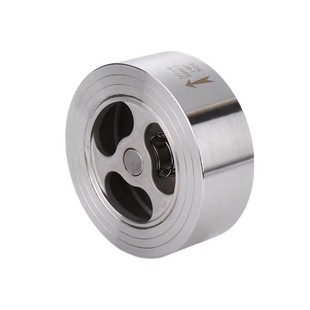 304不锈钢H71W对夹式光面止回阀软密封止逆单向阀光亮卫生级