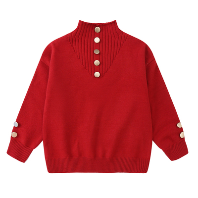 女童毛衣2025新款秋冬加绒