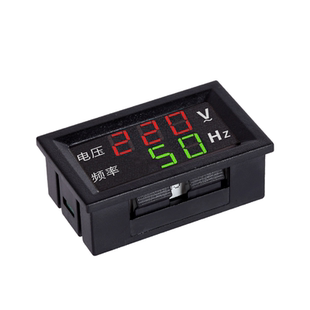 交流电压频率表双显电压赫兹发电机AC110V220V380V表头
