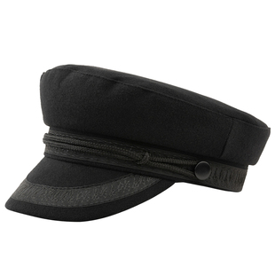 复古帽子男款2025新款秋冬季大头围平顶帽明星鸭舌帽女百搭报童帽