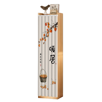 夹缝柜储物柜杂物遮挡神器免打孔