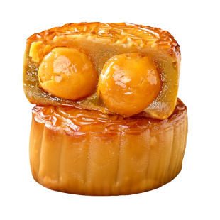 蛋黄月饼正宗广式双咸蛋黄白莲蓉月饼中秋节传统手工老式送礼盒装