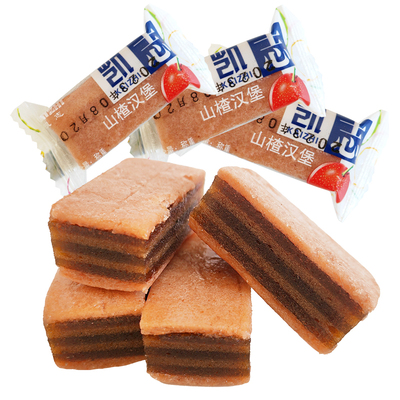 凯志山楂汉堡半斤包邮山楂零食