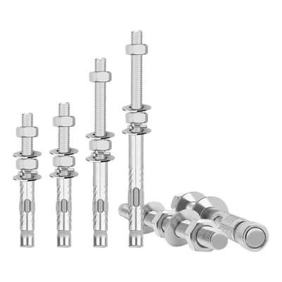 304不锈钢加长膨胀螺丝超长吊顶膨胀螺栓晾衣架专用拉爆内爆螺杆