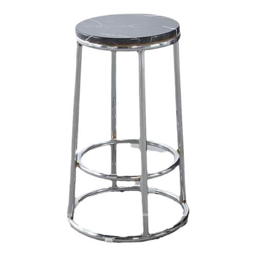 时尚酒吧凳高脚凳餐厅吧台凳子金属圆凳游乐园吧凳工厂高凳子KTV