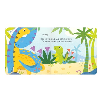 Usborne Dinosaurs Love Hugs 尤斯伯恩 恐龙喜欢拥抱 亲子睡前读物 英语早教启蒙纸板书 故事绘本 英文原版进口儿童图书