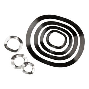 菲标波形垫圈 多波峰垫片波浪垫圈锰钢加宽加厚D21-D90-D100-D160