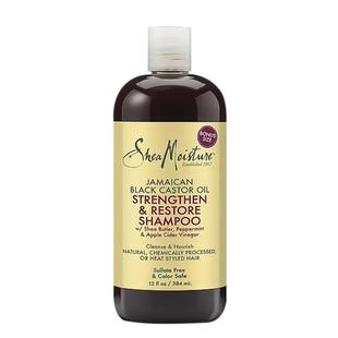 Shea Moisture蓖麻籽油洗发水染烫滋润改善毛躁防断发植萃精油CGM