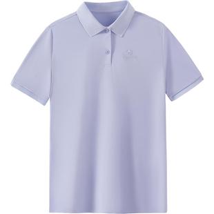 骆驼女装短袖T恤2025夏新款百搭通勤凉感速干透气休闲上衣polo衫