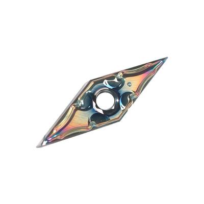 精车02角35度菱形尖刀数控车刀片七彩VNMG160402-HA不锈钢 淬火