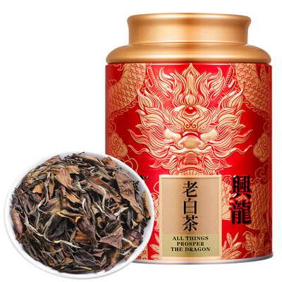 福建福鼎白茶2015年贡眉老白茶散茶罐装自己喝茶叶官方旗舰店正品