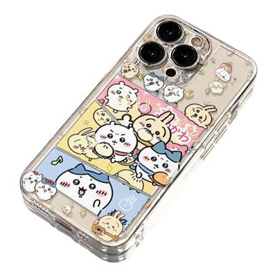 chiikawa适用苹果17Pro手机壳iPhone16/15/14PLUS可爱13透明12mini吉伊卡哇11小八xs/xr乌萨奇MAX一加ACE5套