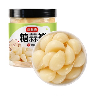 稻稻熊糖醋蒜糖蒜400g酸甜泡菜小菜咸菜下饭菜新鲜蒜腌制