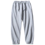 【拍两件】秋冬季纯色百搭纯棉卫裤券后29.8元包邮