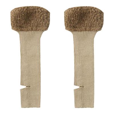 羊绒保暖堆堆小腿袜套