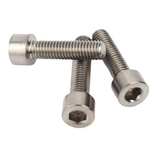 金超国标TA2钛合金螺丝纯钛圆柱头内六角螺钉杯头钛螺栓MM3M4-M12