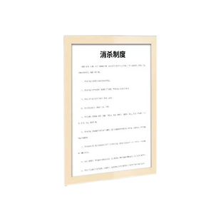 a4纸张收纳袋册文件袋插页透明盒卡套磁吸文件夹活页保护套磁性资料夹墙上磁力展示贴表格记录本框裱壁挂通知