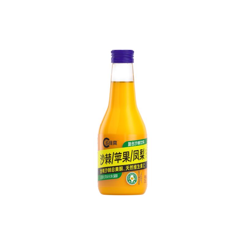 多维爽沙棘汁天然VC复合果汁饮料
