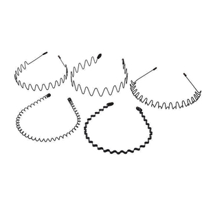 发箍男士隐形洗脸背头波浪发窟头箍韩国压发运动发带不勒头长发