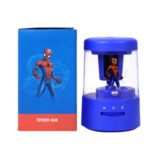 迪士尼全自动削笔器大口径电动转笔刀小学生专用卷笔刀幼儿园儿童蜘蛛侠草莓熊充电刀削铅笔刨艾莎公主削笔机