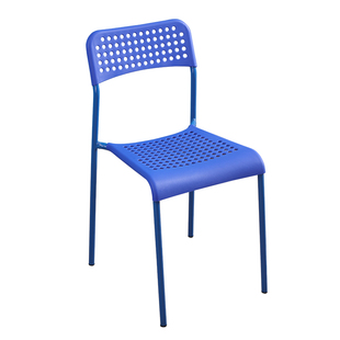 家用塑料椅子餐椅成人加厚休闲靠背椅办公椅现代简约懒人电脑椅