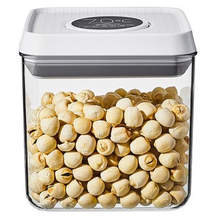 按压式密封罐五谷杂粮收纳盒面粉塑料罐子食品级坚果干零食储物罐