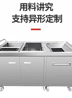 不锈钢收残车收残台垃圾食堂厨房残食餐具泔水回收餐车商用餐厅厂