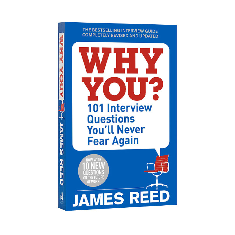 英文原版 你再也不会害怕:101个面试问题 Why You?: 101 Interview Questions 商业与财富 求职指南参考书 自我提升