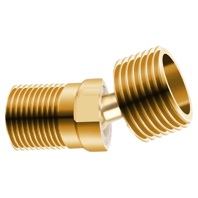 全铜万向曲角接头万象专用淋浴