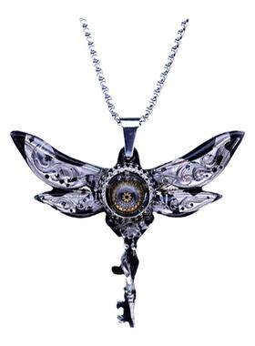 向往原创设计项链哥特风背包挂坠