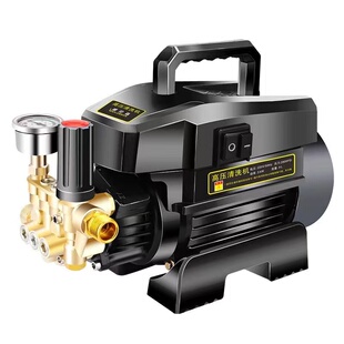 德国黑猫洗车机220V高压水枪家用大功率强力洗地机空调清洗机神器