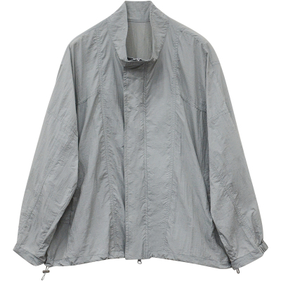 333sss 轻薄！宽松长袖防晒外套女夏轻薄工装风冲锋衣白色灰色