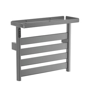 【百亿补贴】九牧枪灰电热毛巾架智能烘干碳纤维加热浴巾架卫生间