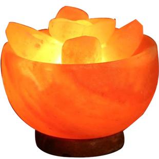 S级喜马拉雅进口玫瑰盐灯 水晶岩盐灯风水聚财矿物灯元宝招财夜灯