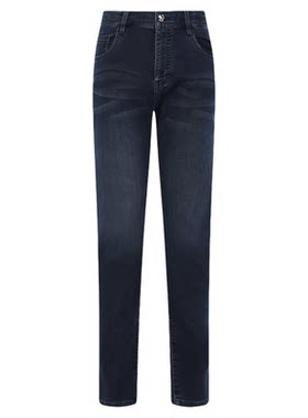 迪柯尼高品质棉弹直筒牛仔裤