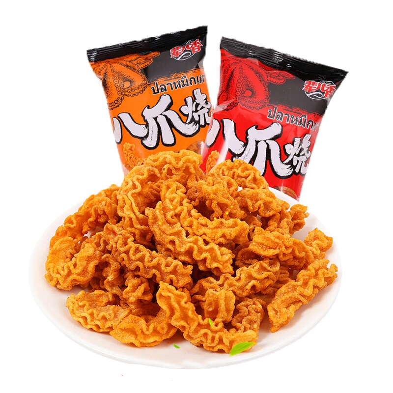 辈儿香八爪烧薯片麻辣酥脆小零食