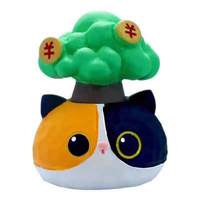 2025年新款木雕风熊猫一植千金