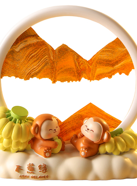 流沙画玩具禁止焦虑桌面摆件电视柜玄关办公室装饰放轻松解压礼物