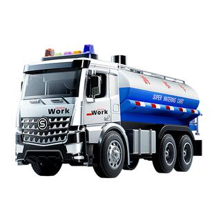 超大号城市洒水车仿真合金车模型收藏摆件儿童益智玩具新年礼物
