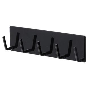 里本铁艺多挂钩架进门玄关口罩钥匙收纳磁吸免打孔粘钩壁挂排钩